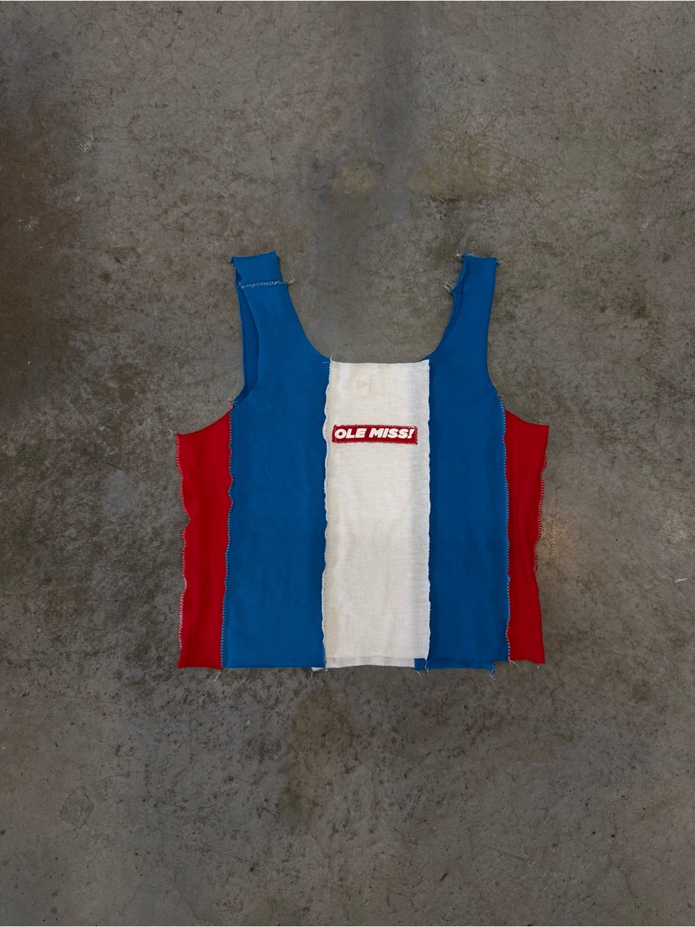 Upcycled Ole Miss Tank